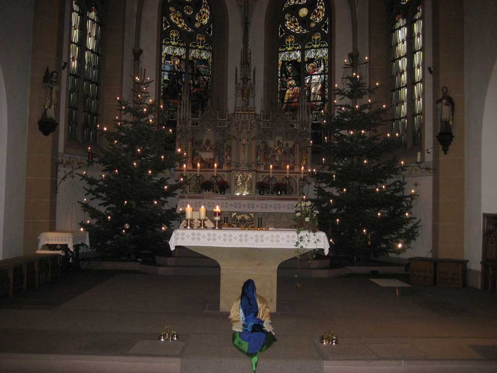 Die Jahreshauptversammlung begann mit einem Gottesdienst zum Thema "Alle meine Quellen entspringen in dir"