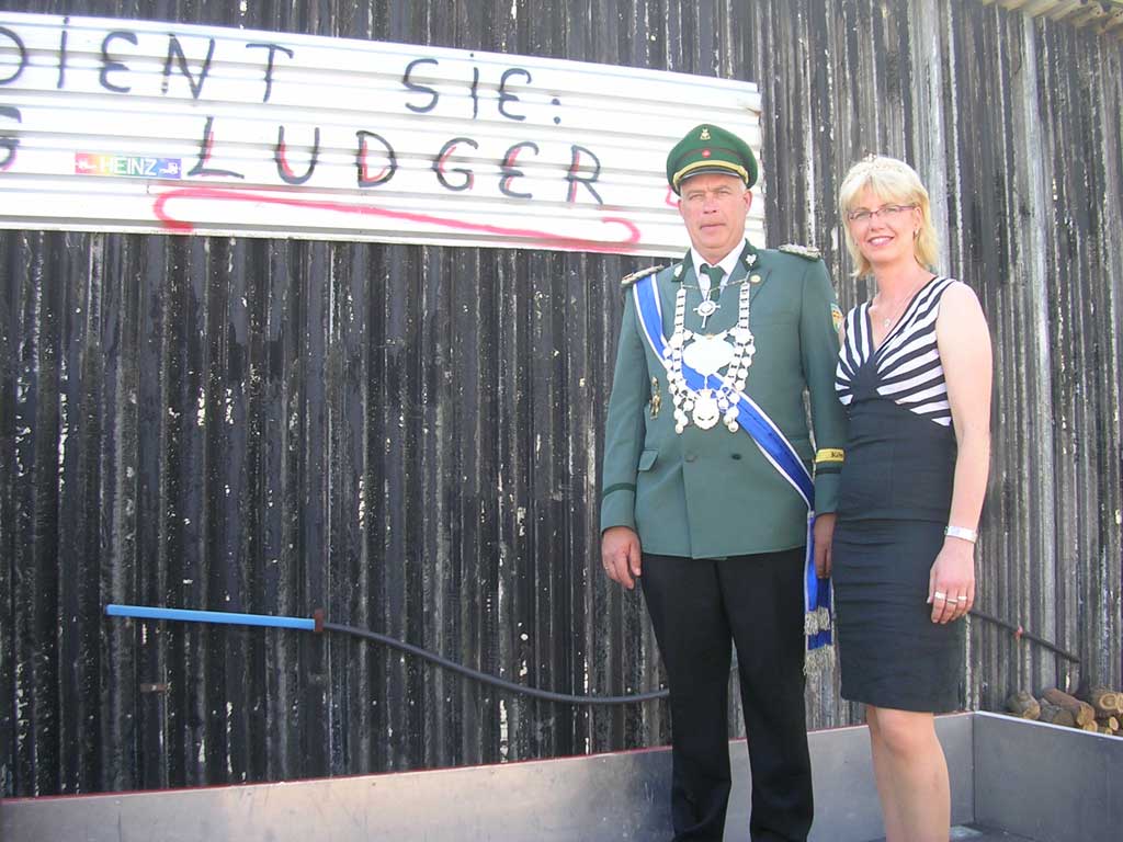 Unser Königspar bei Firma Siemensmeier Unser Königspar bei Firma Siemensmeier
