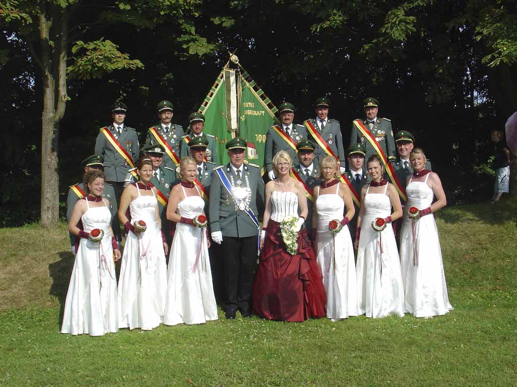 Der Hofstaat beim offiziellen Foto