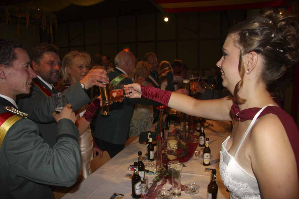Der Hoftisch mit bester Stimmung