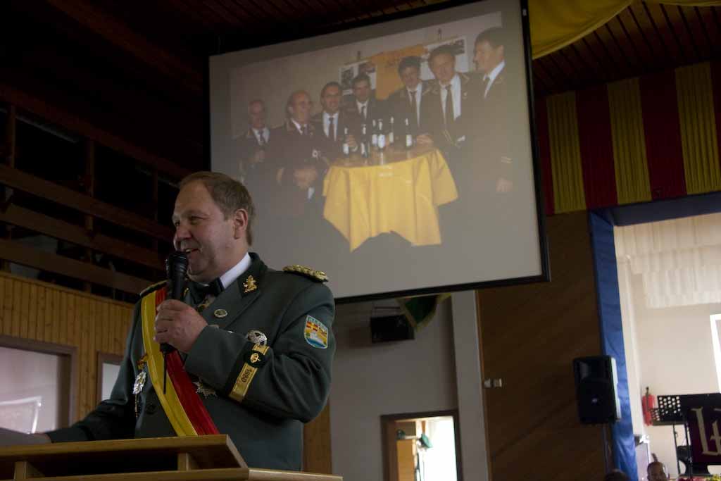 Oberst Drüke begrüßte die Gäste Oberst Drüke begrüßte die Gäste