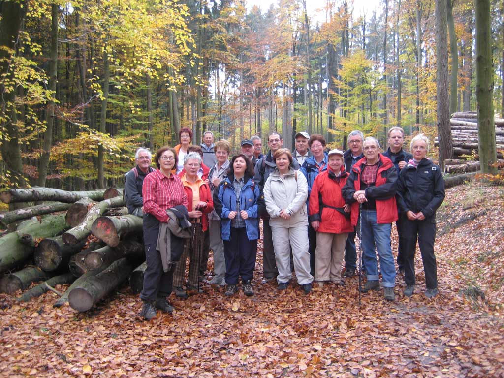 Wanderung 26.10.2008 Wanderung der Wanderfreunde des SV RW Alfen