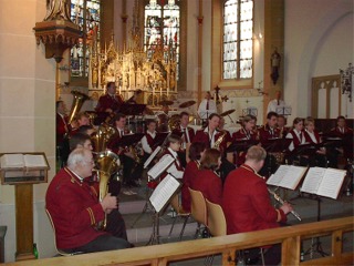 In dem gut besuchtem Konzert zeigten die Alfener Musiker ein Querschnitt ihres Programms