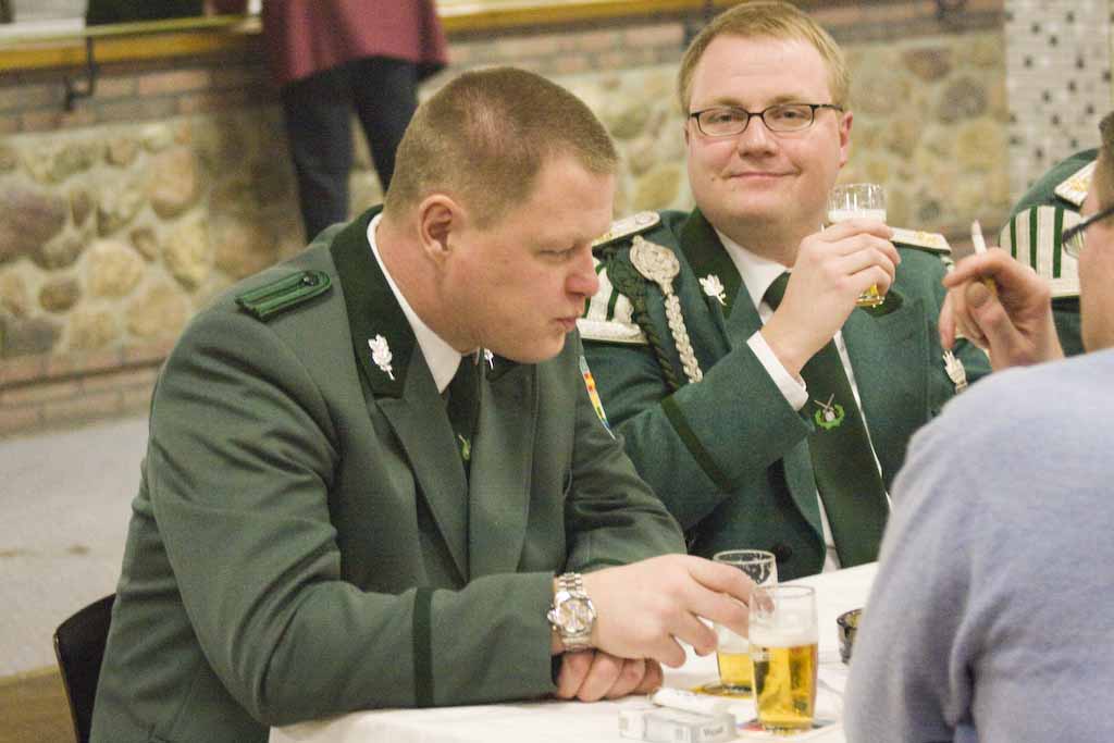 Einige neue grüne Jacken waren auch dabei