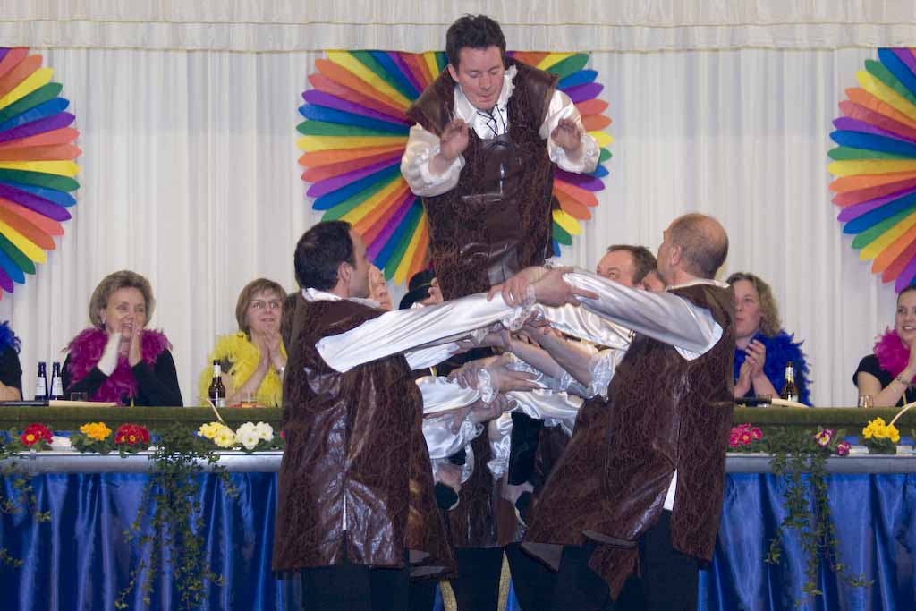 Das Männerballett hatte wieder einen besonderen Beitrag vorbereitet