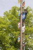 In diesem Jahr geht Martin Schumacher den Baum hoch, um die Halterung und die Leitern zu lösen In diesem Jahr geht Martin Schumacher den Baum hoch, um die Halterung und die Leitern zu lösen