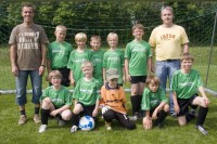Das F-Jugend-Turnier wurde kurzerhand auf fünf Teams umgestellt, der SC Borchen war gleich mit zwei Mannschaften angetreten