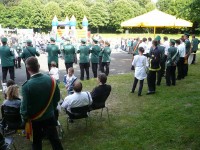 In den Schießpausen unterhielt der Spielmannszug die Zuschauer In den Schießpausen unterhielt der Spielmannszug die Zuschauer