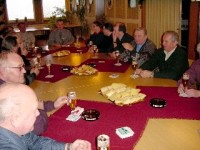 König Guido eröffnete als Hauptmann die gesellige Runde