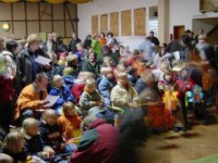 Heute trafen sich die Alfener Kinder in der Gemeindehalle zum St. Martin Umzug