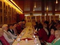 Adventfeier der kfd in der vollbesetzten Alfener Schützenhalle