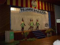 Für jede Epoche war eine Showeinlage vorbereitet