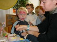 Der Kindergarten war schön geschmückt ... Der Kindergarten war schön geschmückt ...
