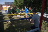 Gespielt wurde die Vorrunde in zwei Gruppen, dann Halbfinale und Finale Gespielt wurde die Vorrunde in zwei Gruppen, dann Halbfinale und Finale