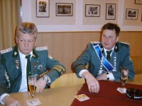 König Claus Lohmann und Norbert Pasel