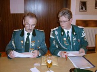 Alter und Neuer Schießleiter v.l. Josef Koch, Thorsten Reiher
