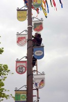 Martin Schumacher löste die Sicherungsschelle Martin Schumacher löste die Sicherungsschelle