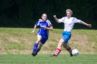Die Frauen aus Benhausen kämpften zwar aufopferungsvoll, hatten aber während der gesamten Spieldauer nicht den Hauch einer Chance Die Frauen aus Benhausen kämpften zwar aufopferungsvoll, hatten aber während der gesamten Spieldauer nicht den Hauch einer Chance