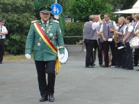 Gestern als Jubelkönig, heute wieder in seiner gewohnten Funktion: Bernhard Mura
