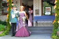 Dort wurden Königin Manuela und König Dietmar und ihr Hofstaat abgeholt