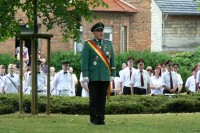 Anschließend ließ Major Mura Aufstellung nehmen