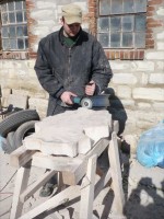Christian Hansmeier legt Hand an (7.3.2011)